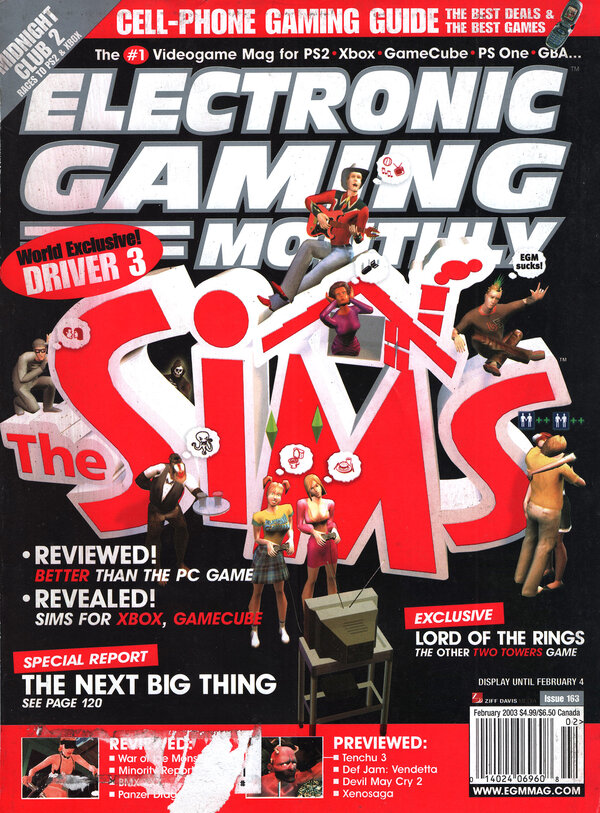 Electronic Gaming Monthly Issue 163 (February 2003) cover